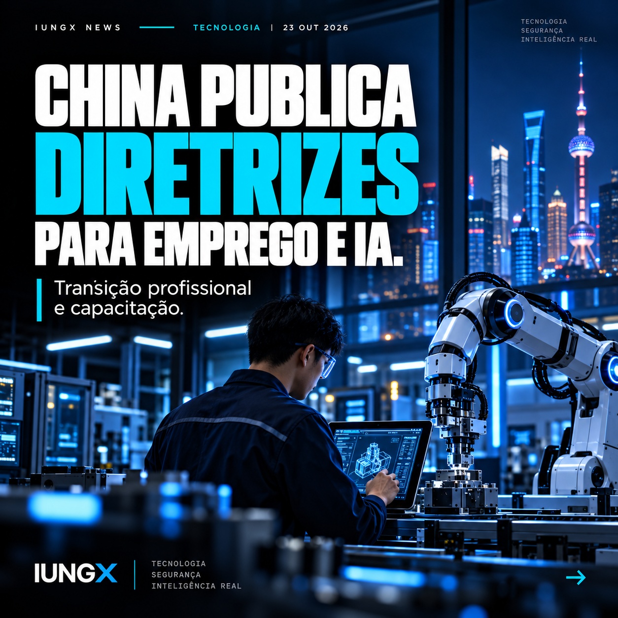 China coloca emprego na agenda da IA