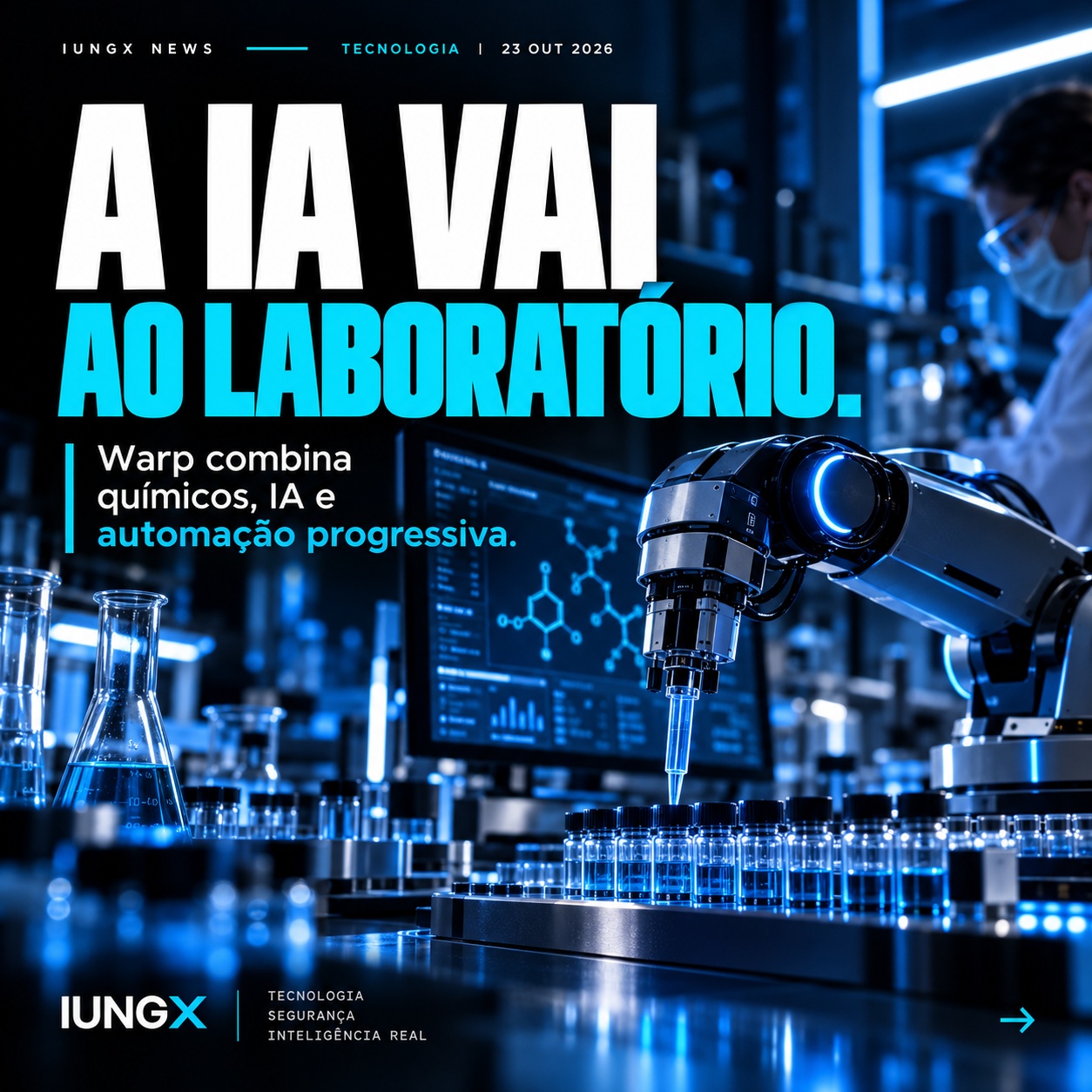 Warp leva IA e robótica à pesquisa de moléculas